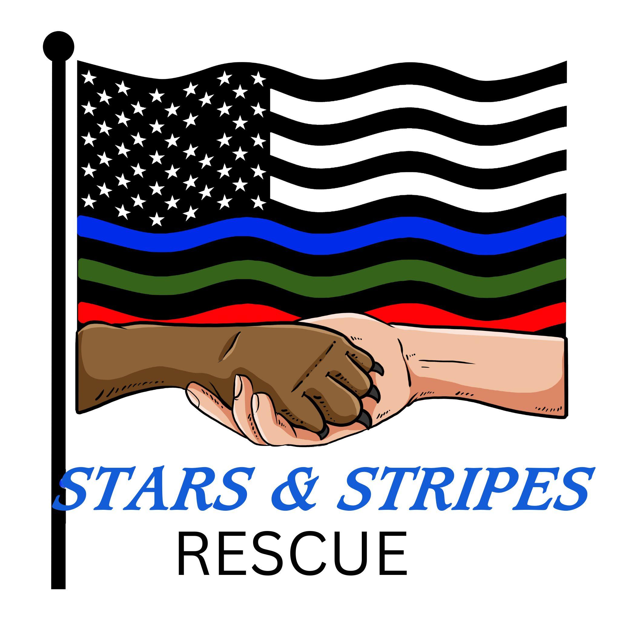 Stars and Stripes Dog Rescue Logo